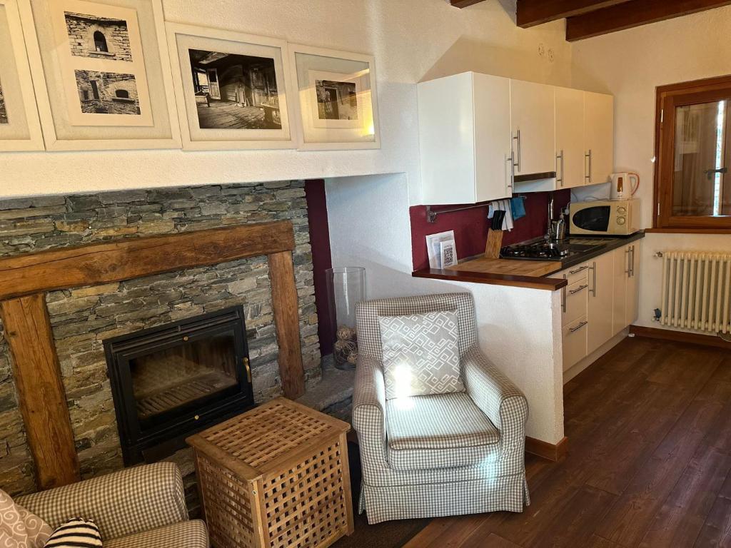 Kuchyňa alebo kuchynka v ubytovaní Agriturismo La Tensa