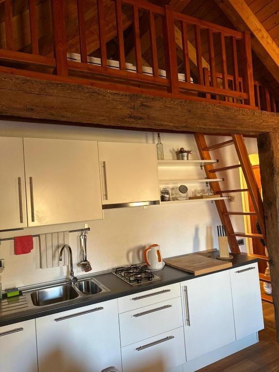 Kuchyňa alebo kuchynka v ubytovaní Agriturismo La Tensa