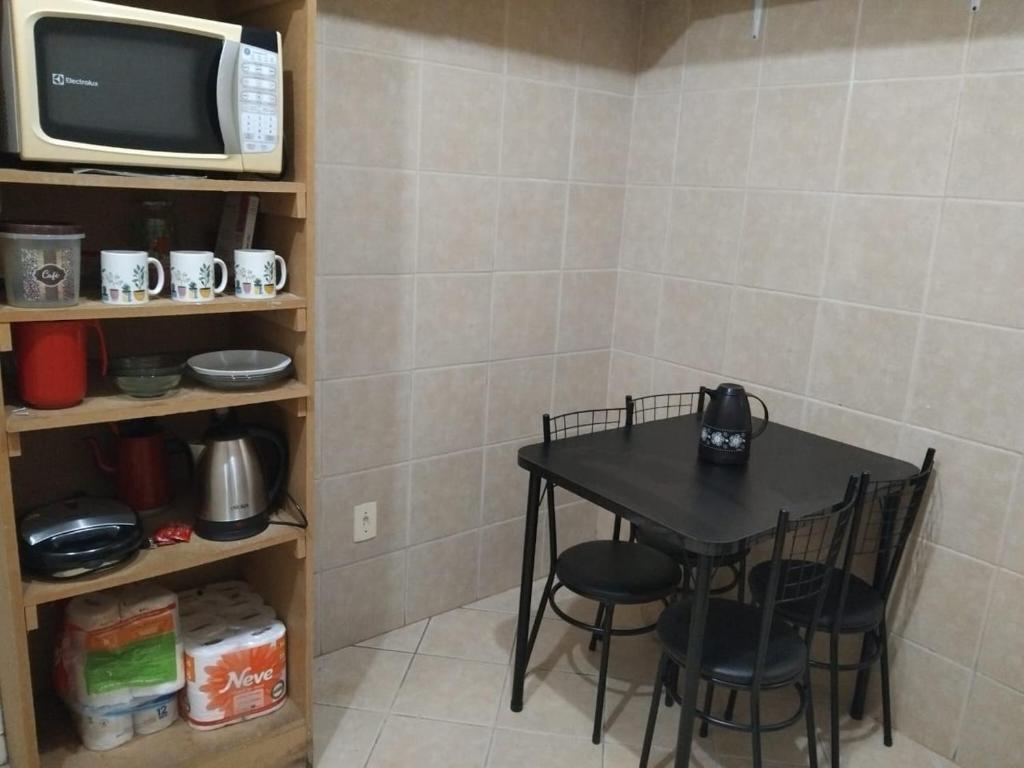 Kuchyň nebo kuchyňský kout v ubytování Nick Hostel Cidade Baixa- Próx à Redenção, Opinião,Araújo Viana, João Alfredo,
