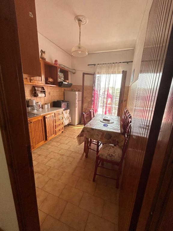 Kuchyň nebo kuchyňský kout v ubytování EVA APARTMENT