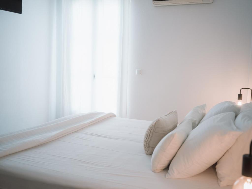 Postel nebo postele na pokoji v ubytování Giosifaki