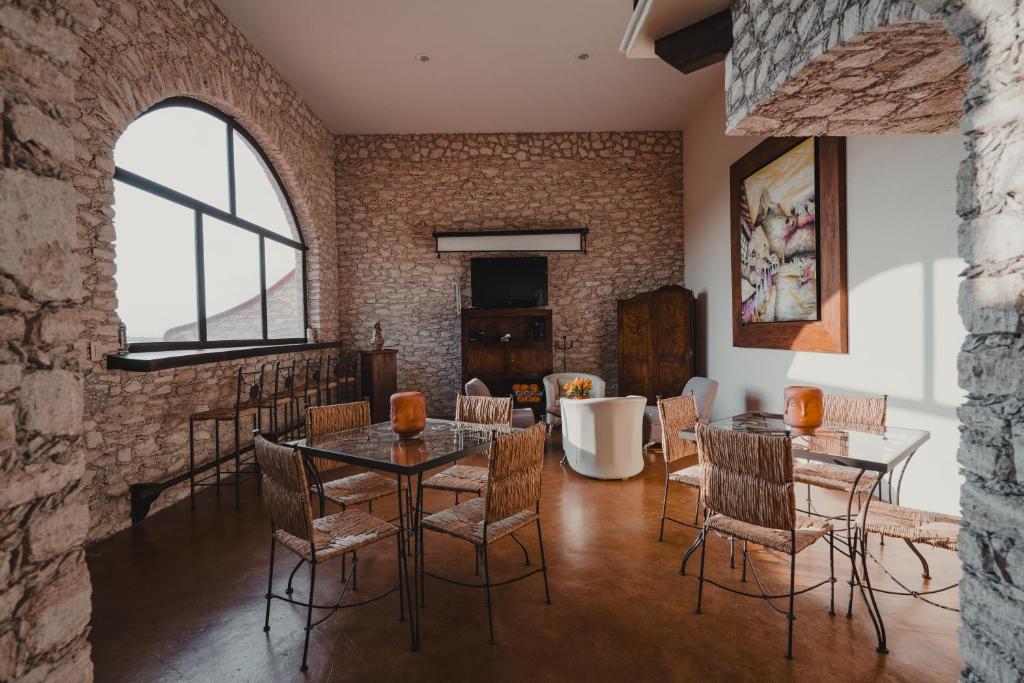 Posezení v ubytování El Cantar del Viento- Hotel Boutique