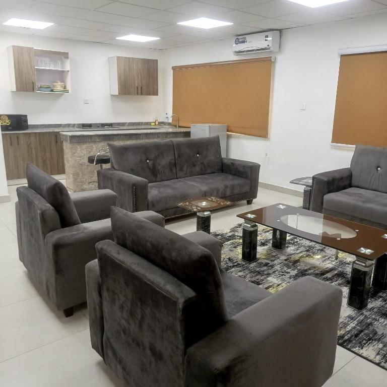 Ruang duduk di Sunad Guest House