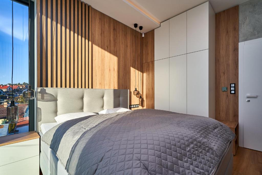 Postel nebo postele na pokoji v ubytování Design Villa Stella private pool & spa