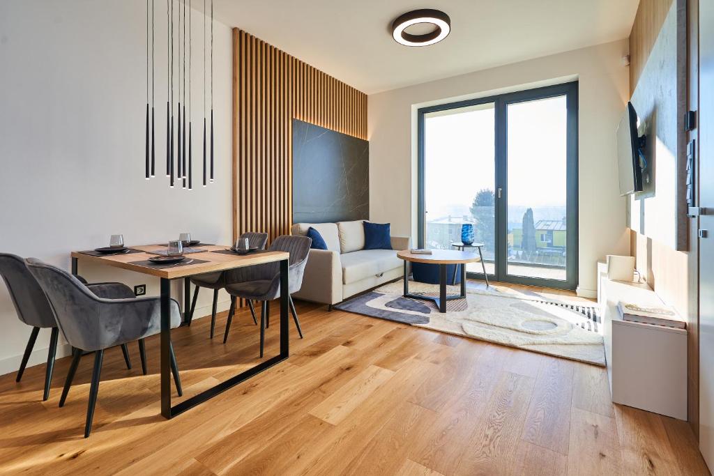 TV a/nebo společenská místnost v ubytování Design Villa Stella private pool & spa