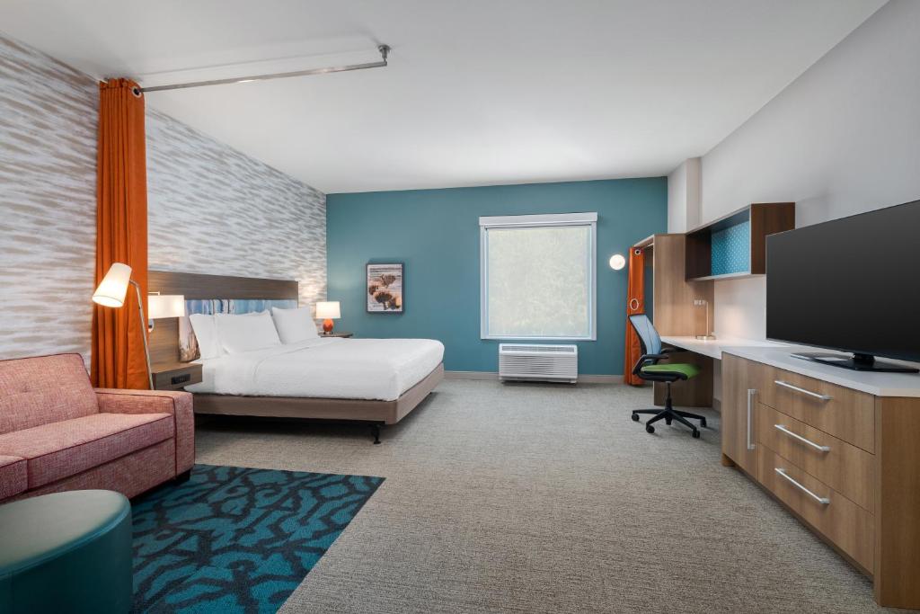 Postel nebo postele na pokoji v ubytování Home2 Suites By Hilton Phoenix Midtown