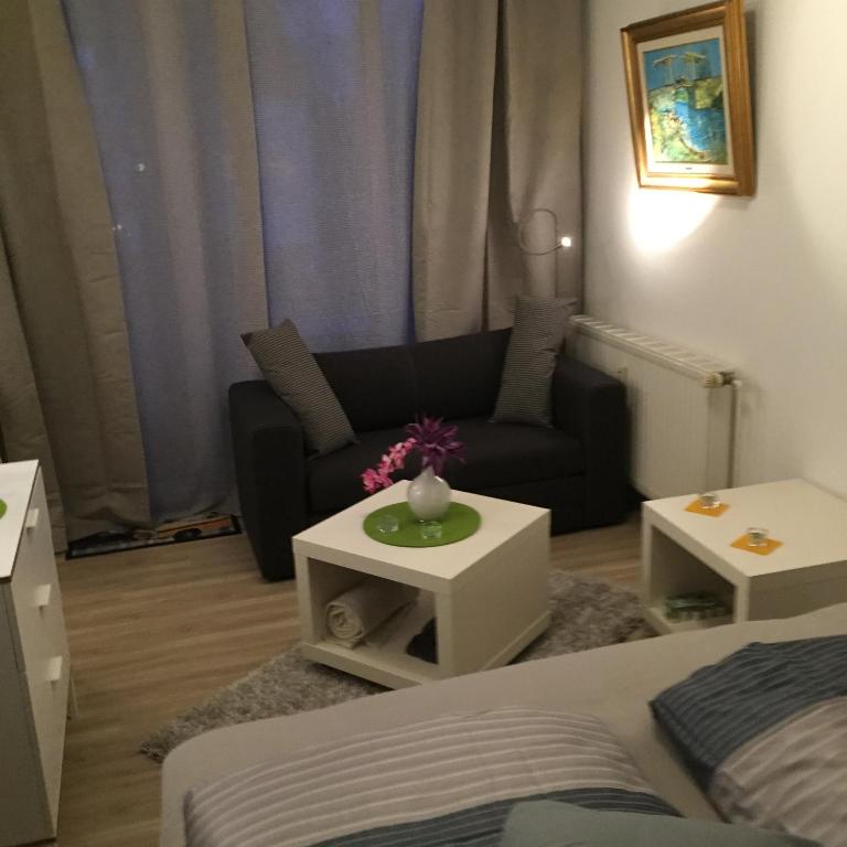 Posezení v ubytování Mini-Ferien-Suite Hildesheim