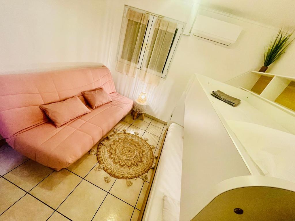 Posezení v ubytování Maison Time Break Jacuzzi - 4 étoiles
