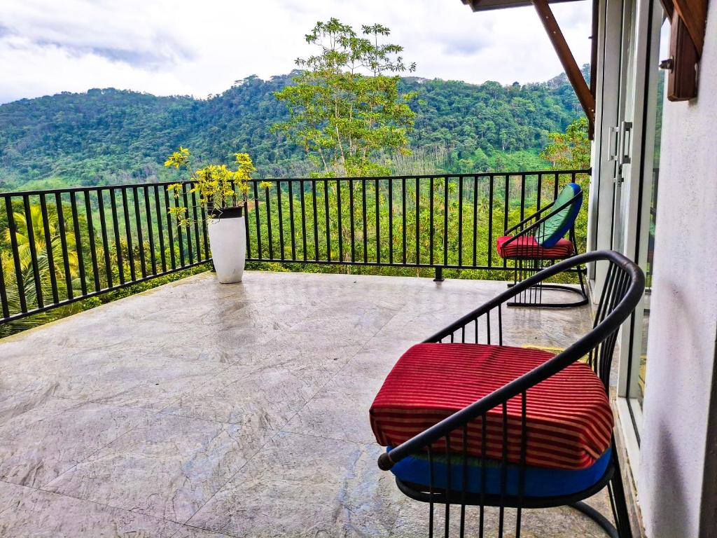Nespecifikovaný výhled na hory nebo výhled na hory při pohledu z bed and breakfast