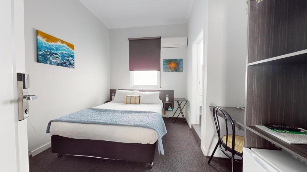 Postel nebo postele na pokoji v ubytování Doctor Syntax Hotel