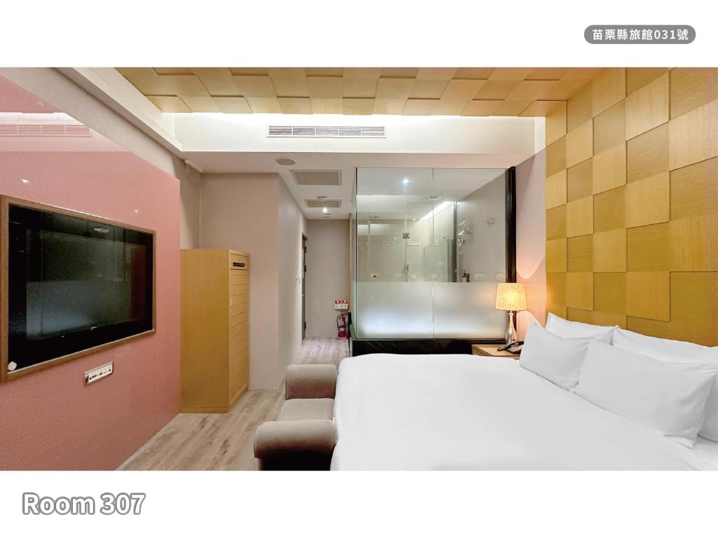 Postel nebo postele na pokoji v ubytování Milan Motel