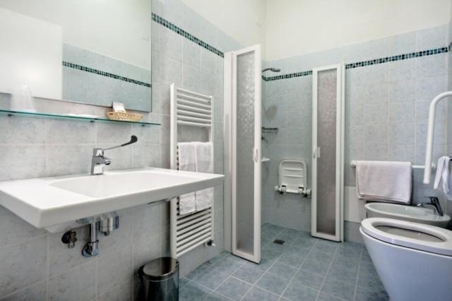 Koupelna v ubytování Hotel Il Cavallo
