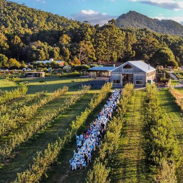 Nespecifikovaný výhled na hory nebo výhled na hory při pohledu z luxury tent