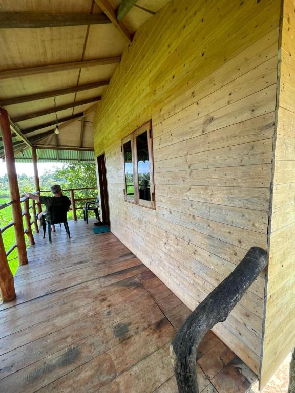 Balkón nebo terasa v ubytování lake paradise cabana