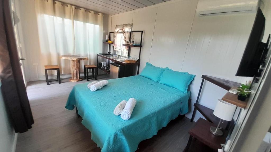 Postel nebo postele na pokoji v ubytování Apartamentos Equipados DMR #3