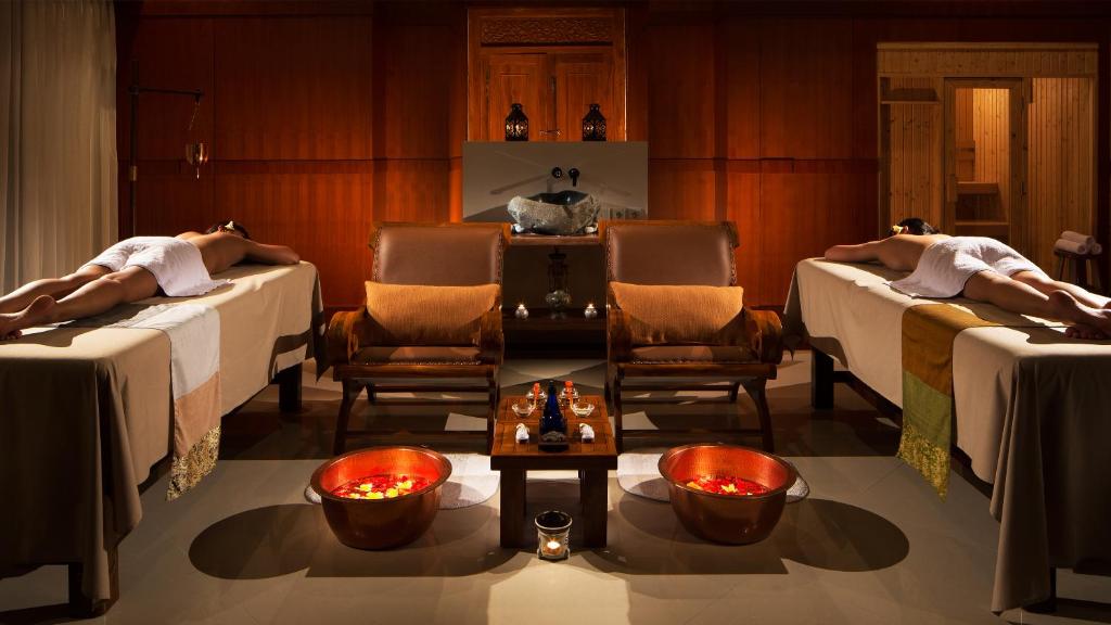 Posezení v ubytování Samabe Bali Suites & Villas