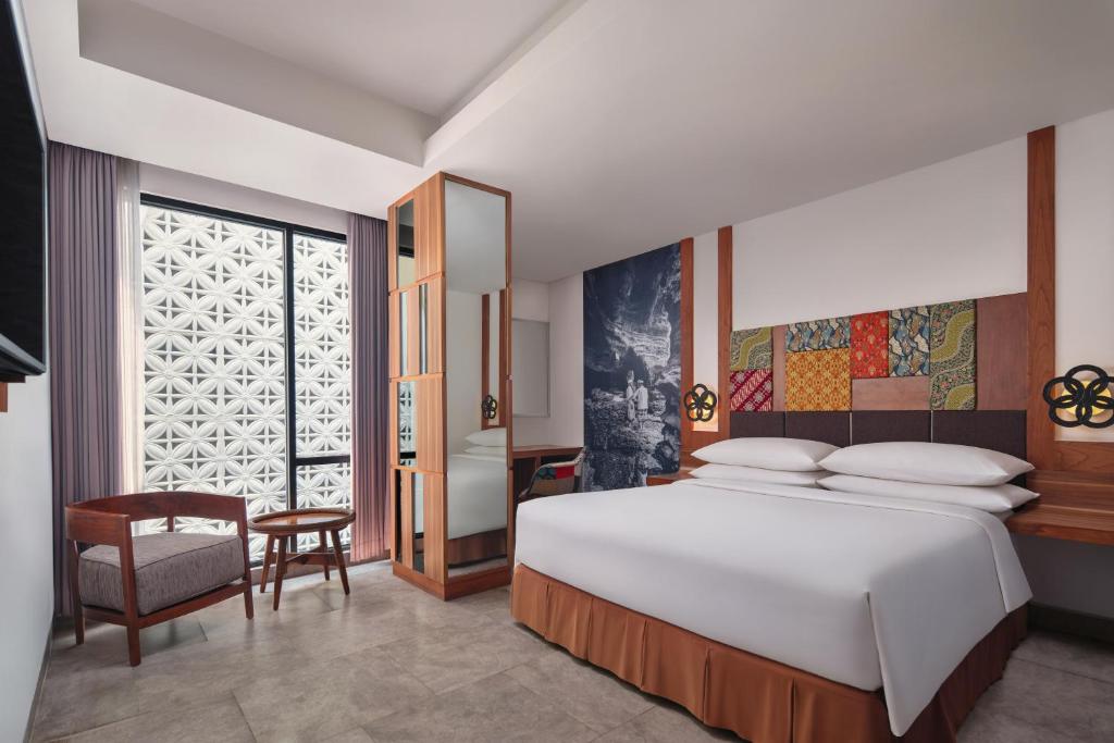 Postel nebo postele na pokoji v ubytování Fairfield by Marriott Bali South Kuta