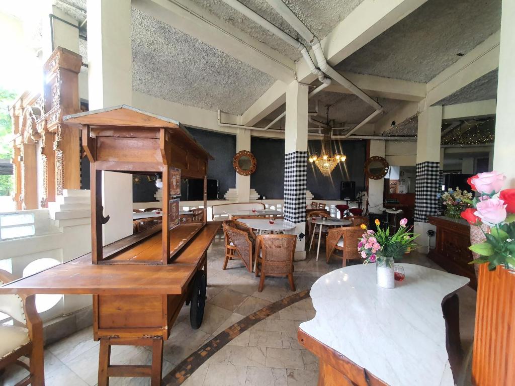 Svetainės erdvė apgyvendinimo įstaigoje Java Retro Suites