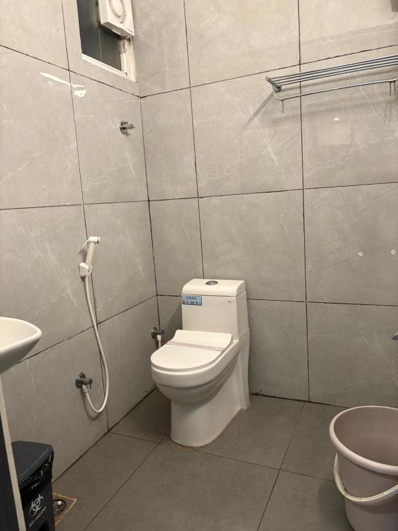 Koupelna v ubytování Hotel Park Varaahi