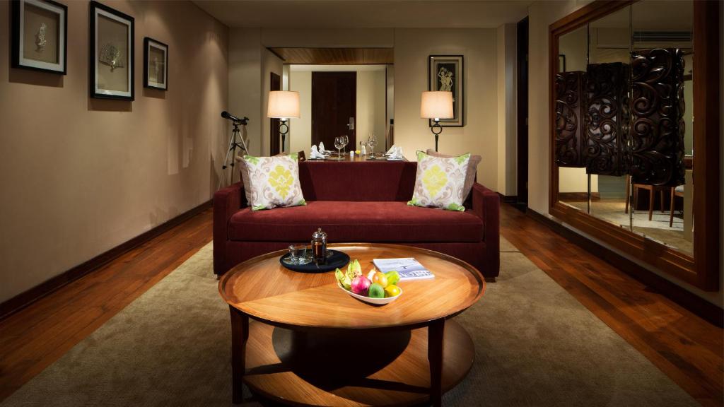 Posezení v ubytování Samabe Bali Suites & Villas