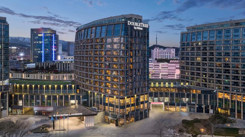 Nespecifikovaný výhled na destinaci Wej-chaj nebo výhled na město při pohledu z hotelu