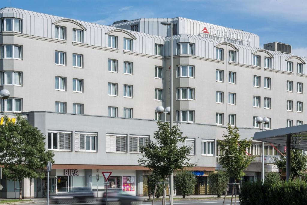 El edificio en el que está el hotel