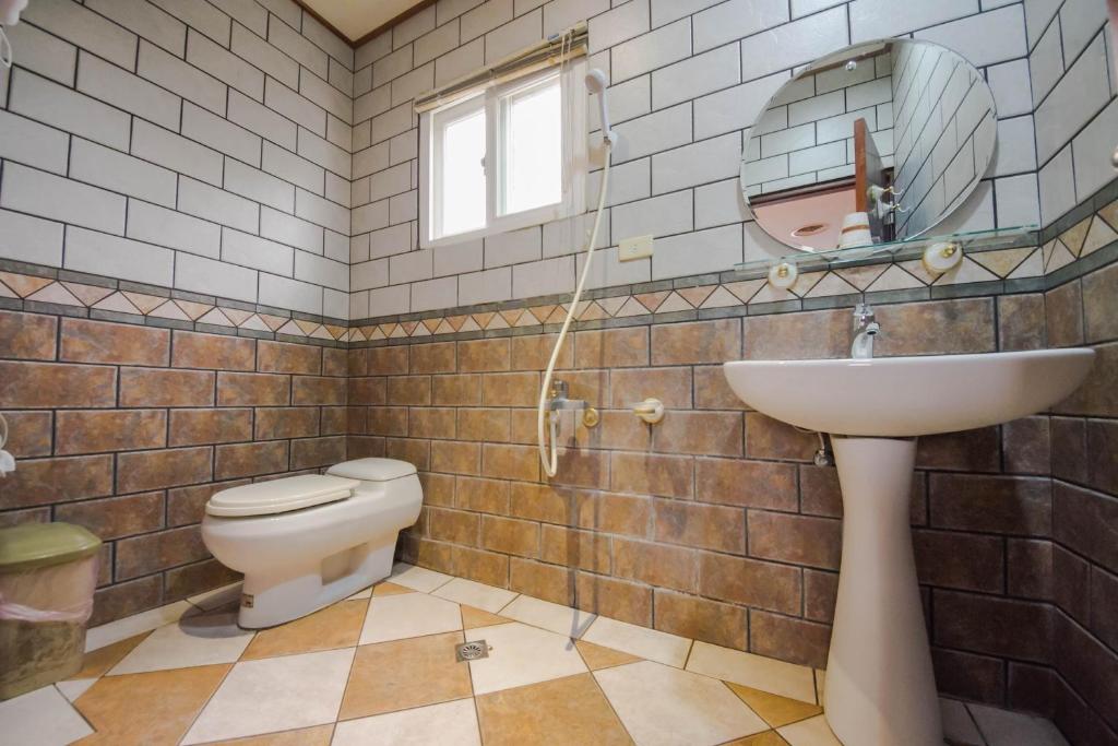 Koupelna v ubytování Songyuan B&B