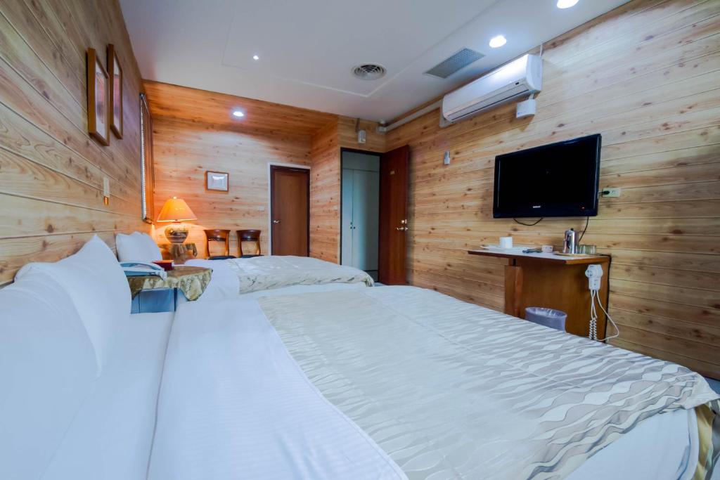 TV a/nebo společenská místnost v ubytování Songyuan B&B