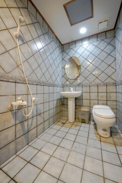 Koupelna v ubytování Songyuan B&B