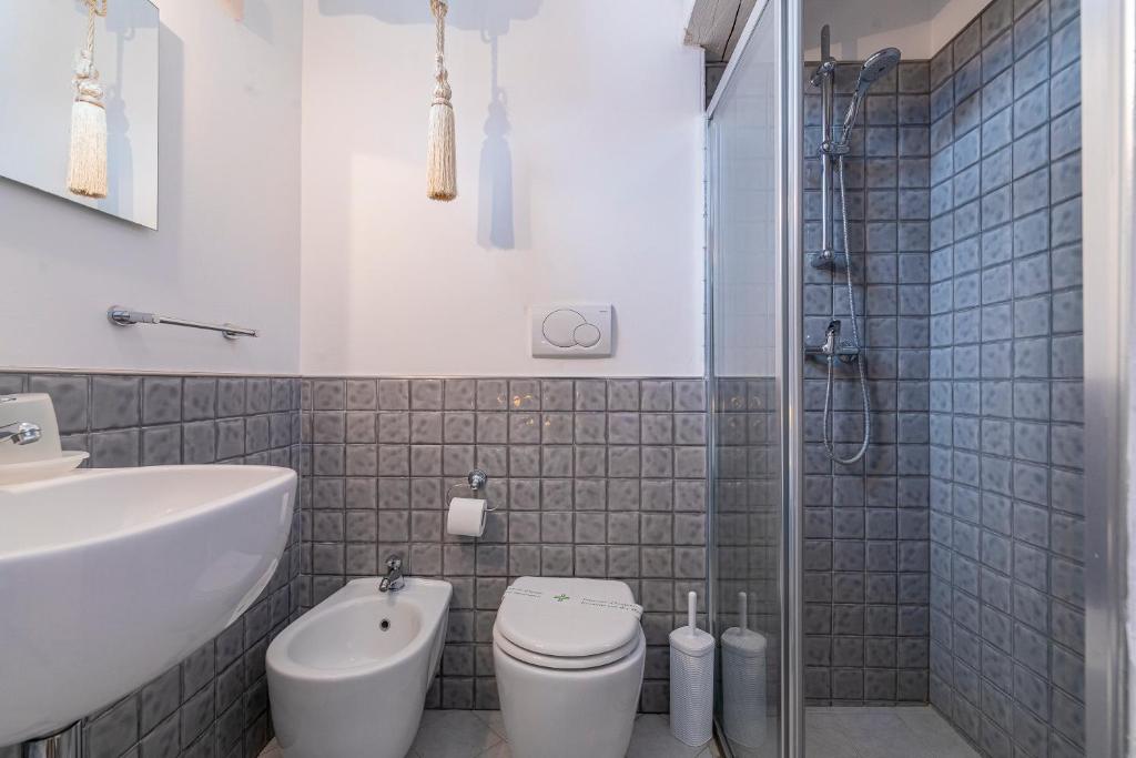Koupelna v ubytování Masseria La Tofala benessere & SPA