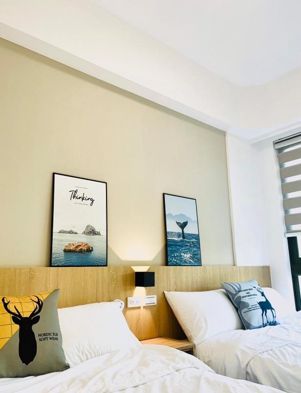 Postel nebo postele na pokoji v ubytování ARK Travel B&B