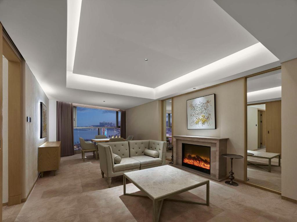 Posezení v ubytování DoubleTree by Hilton Weihai