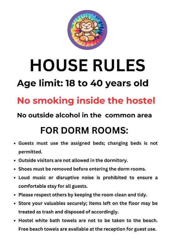 The Funky Monkey Hostel - 18 to 40 years old only - 9