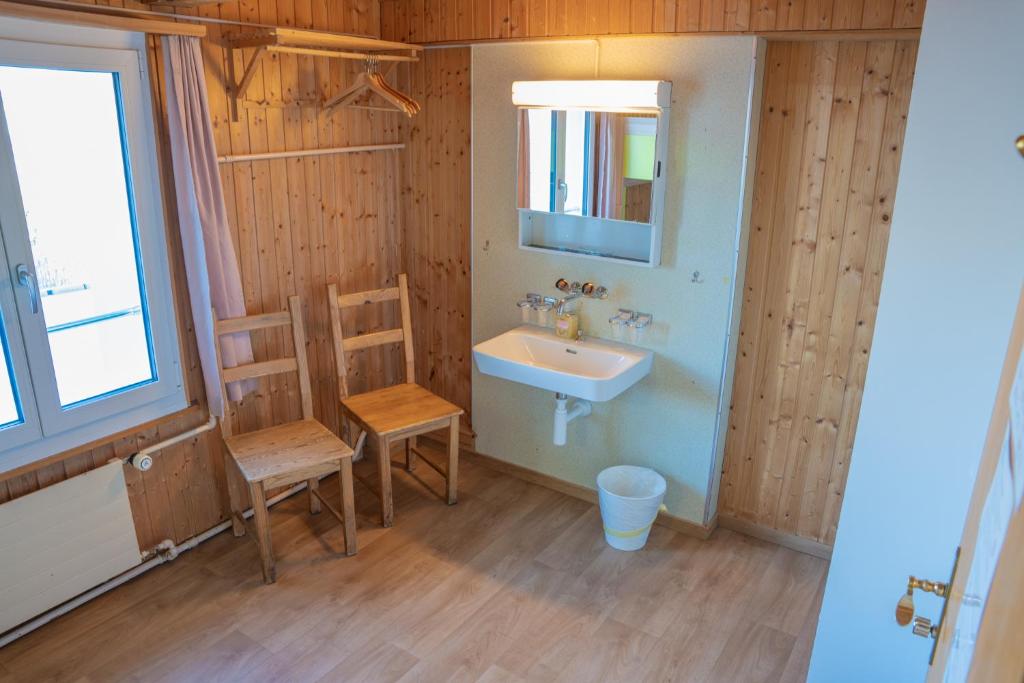 Koupelna v ubytování juhui Flumserberg