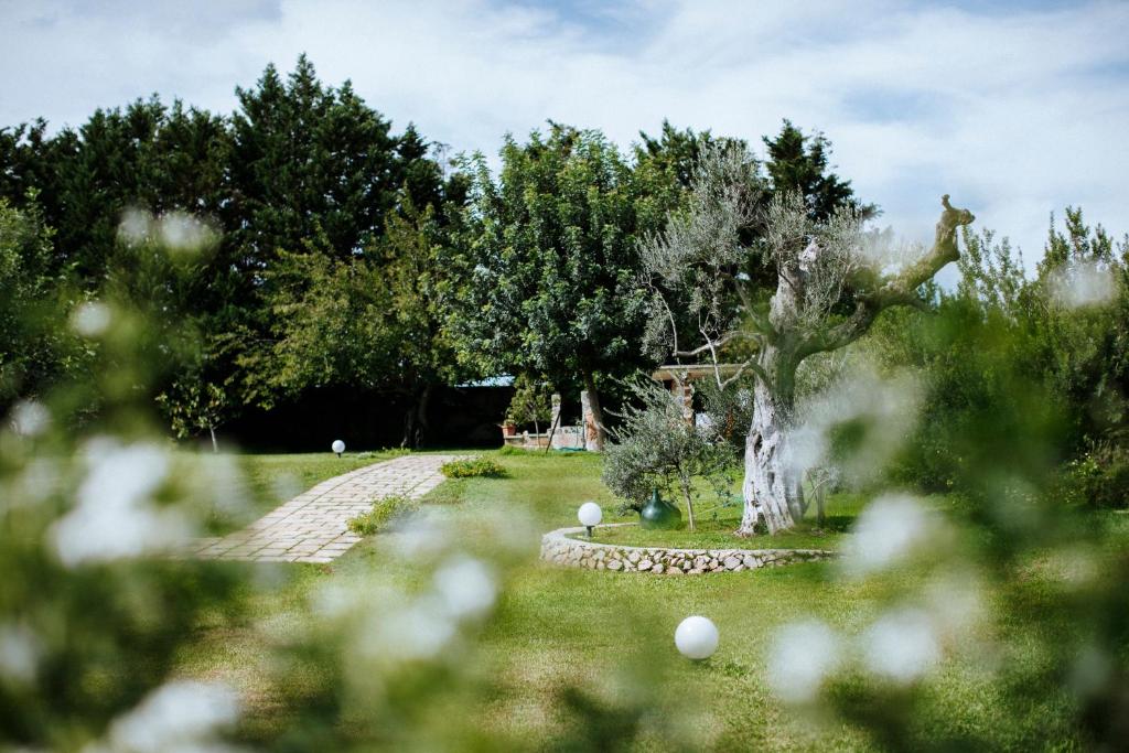 Zahrada ubytování Masseria La Tofala benessere & SPA