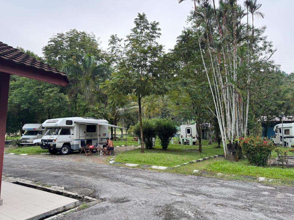 Zahrada ubytování Caravan Site
