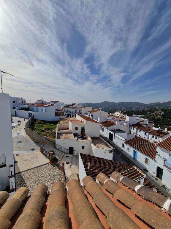 Edificio en el que se encuentra el hostal o pensión