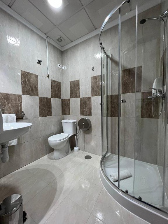 Koupelna v ubytování Hostal Kaizen