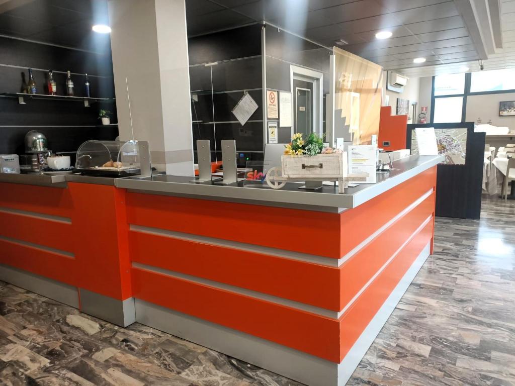 Kuchyňa alebo kuchynka v ubytovaní Hotel Meuble' Atlantic