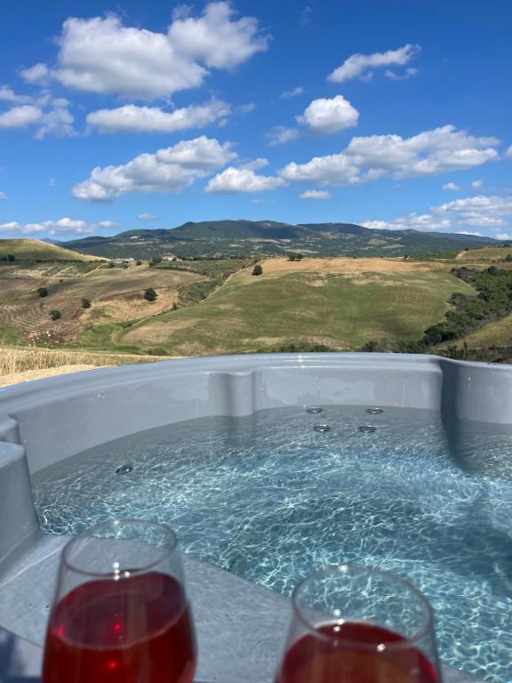 Bazén v ubytování Glamping Le Dune nebo v jeho okolí