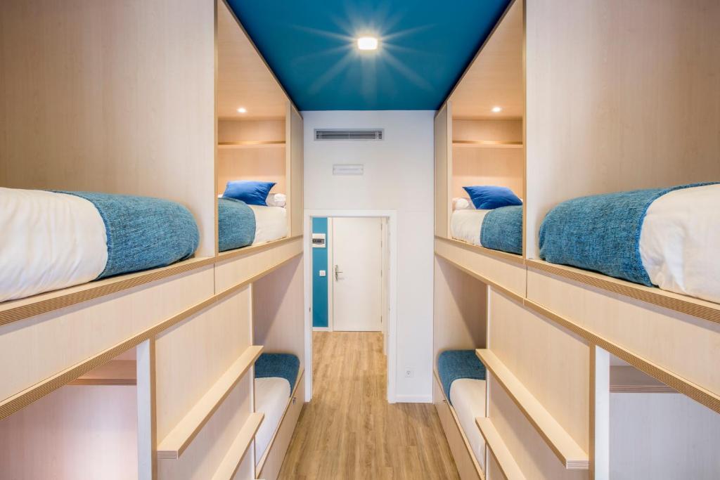 Cama o camas de una habitación en Mola Hostel