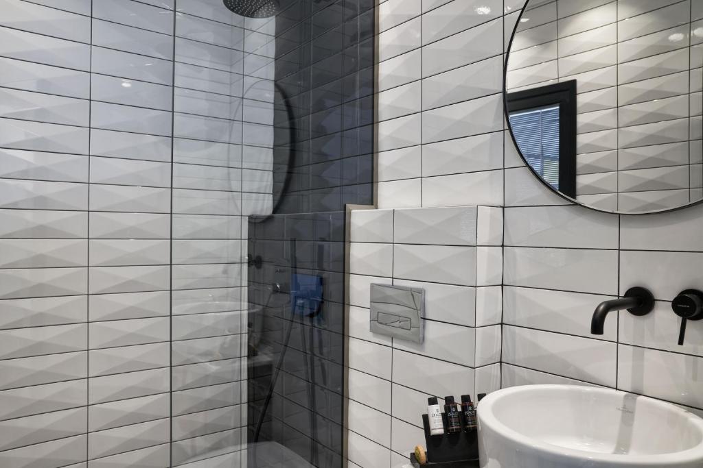 Koupelna v ubytování Cozy Suites Potos