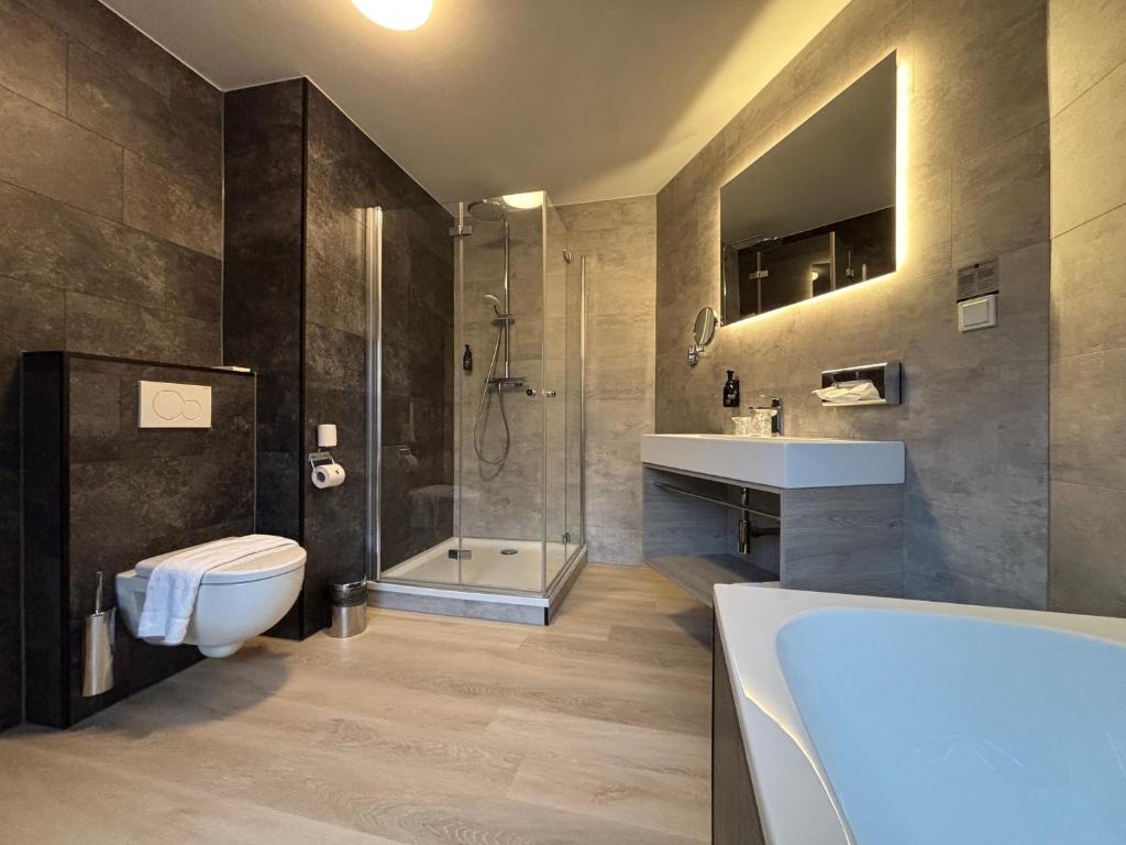 Koupelna v ubytování Fletcher Parkhotel Val Monte