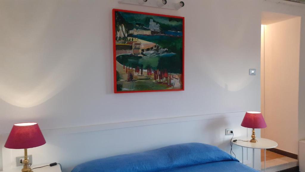 Postel nebo postele na pokoji v ubytování Casa Chiocconi