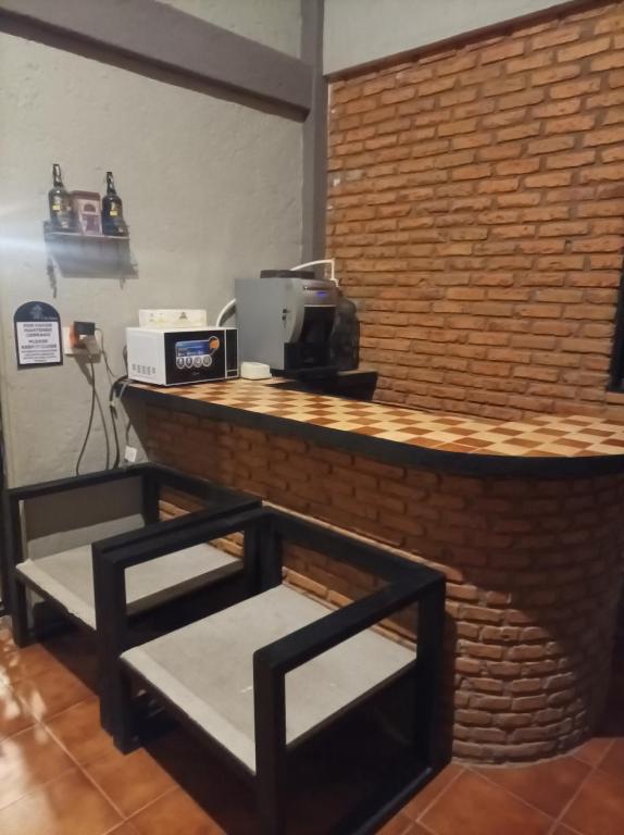 Köök või kööginurk majutusasutuses Habitaciones Dos Antonios