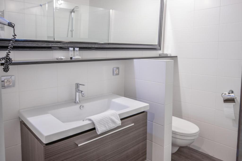 Koupelna v ubytování Blanckthys Hotel Voeren