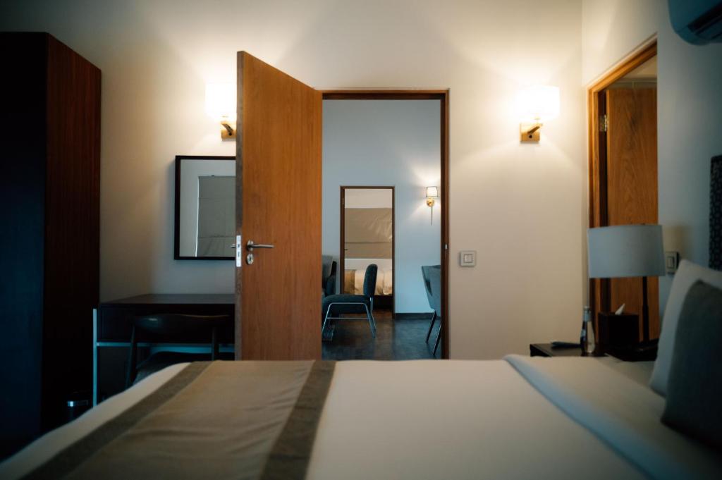 Postel nebo postele na pokoji v ubytování Ashar Tented Resort
