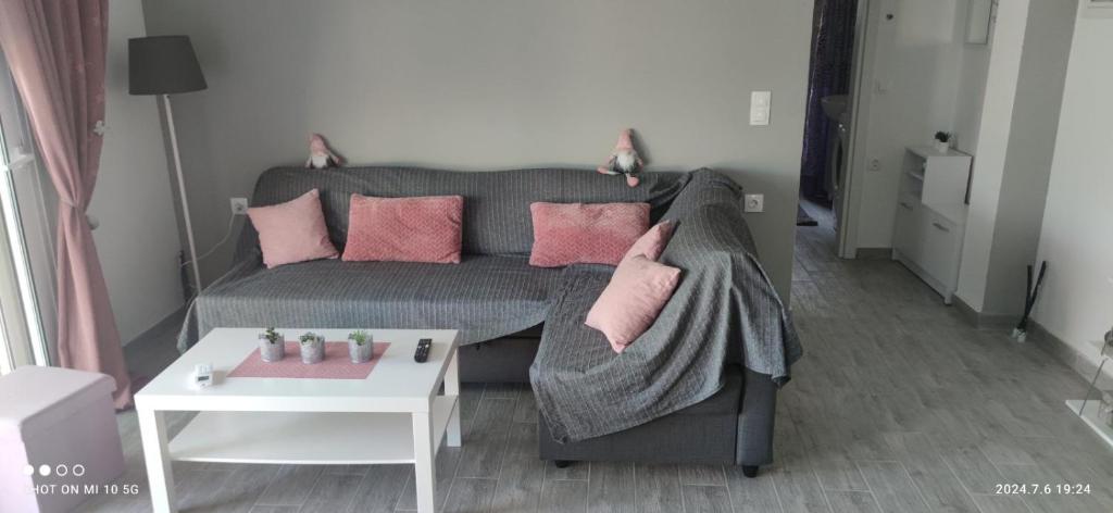 Posezení v ubytování Loukas House 2