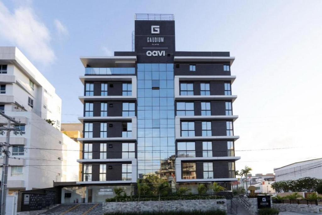 Budova, kde se aparthotel nachází