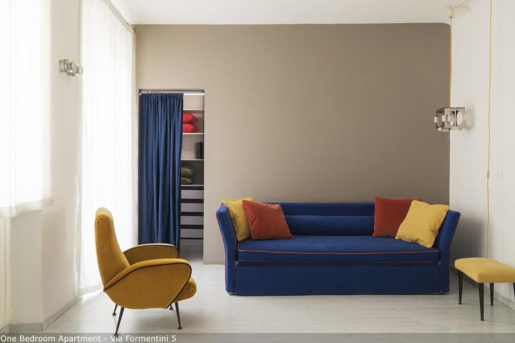 Część wypoczynkowa w obiekcie Brera Apartments